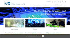 Desktop Screenshot of photonicsnl.org